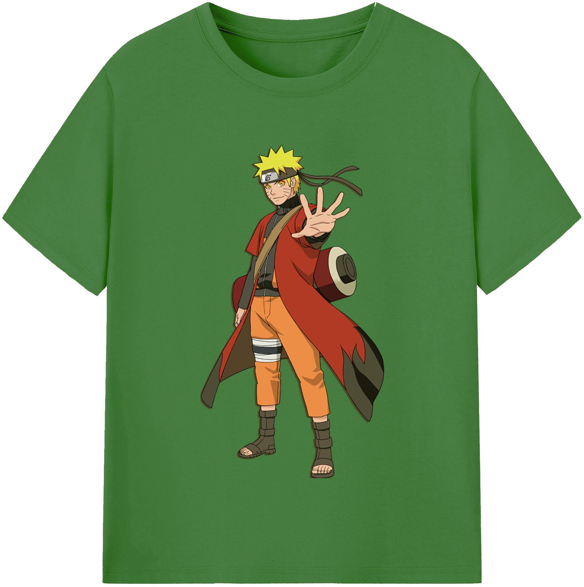 （画像用） NARUTO -ナルト- うずまき ナルト Uzumaki Naruto レディースカジュアルプリントTシャツ（綿100％）